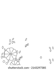 Thanks giving coloring page design