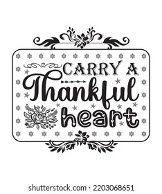 Thanks Giving Day SVG Design Perfect For T shirt And Others