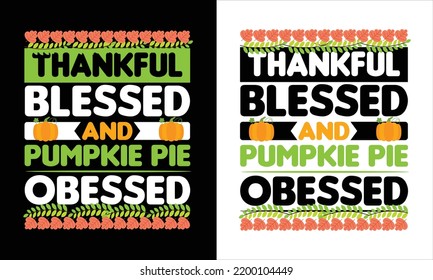 Thanks Giving day t shirt design