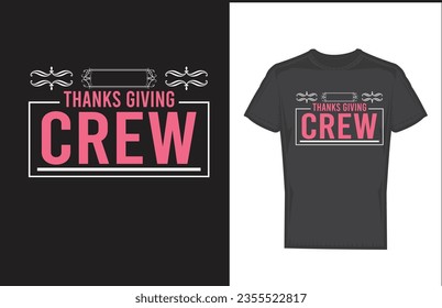 Thanks giving day t shirt design