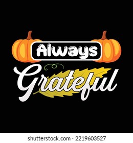 Thanks Giving Day T-shirt design
