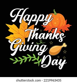 Thanks Giving Day t-shirt design