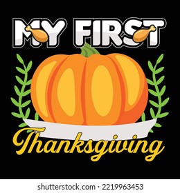 Thanks Giving Day t-shirt design