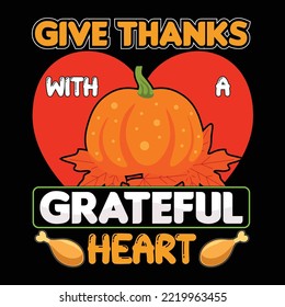 Thanks Giving Day t-shirt design