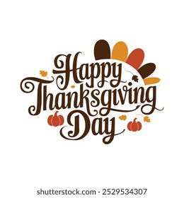A Thanks Giving Day Typography Design