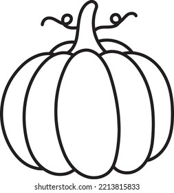 Thanks Giving line art illustration coloring page