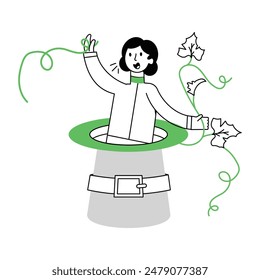 Thanks giving Linear Mini Illustrations 
