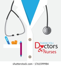 Thanks giving posters for the doctors and the nurses.