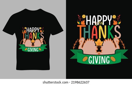 Thanks giving quote t-shirt design template ,typography t-shirt design template vector