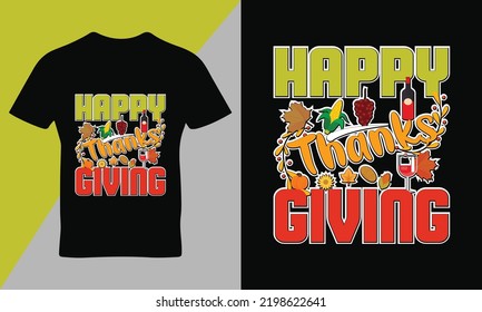 Thanks giving quote t-shirt design template ,typography t-shirt design template vector