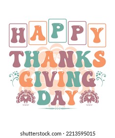 Thanks Giving Trendy T-shirt Design Perfect For Coffee Mug, Card, Banner, Poster, Pillow And Others