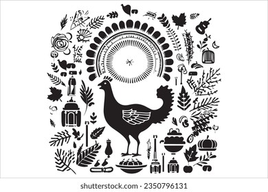 Thanks giving Turkey Silhouette turkey day vector elements

You will get editable Eps files. 