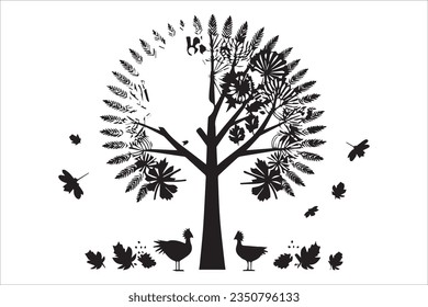 Thanks giving Turkey Silhouette turkey day vector elements

You will get editable Eps files. 