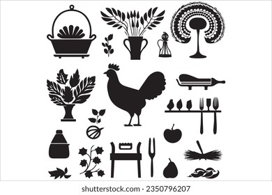 Thanks giving Turkey Silhouette turkey day vector elements

You will get editable Eps files. 