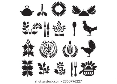 Thanks giving Turkey Silhouette turkey day vector elements

You will get editable Eps files. 