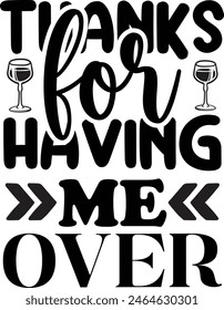Thanks for having me over