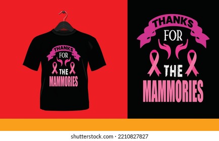 Thanks for the Mammories - Printable T-Shirt Vector Design