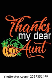 
Thanks My Dear Aunt eps cut file for cutting machine