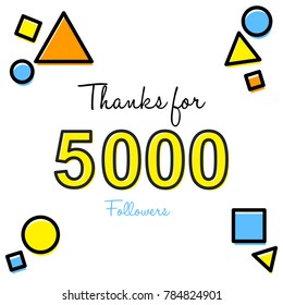 Thanks for our best followers banner, we love you in this illustration