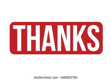 Thanks Rubber Stamp. Thanks Stamp Seal – Vector