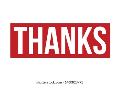 Thanks Rubber Stamp. Thanks Stamp Seal – Vector