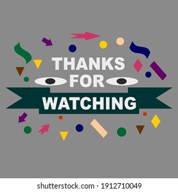 thanks to those who have watched and seen