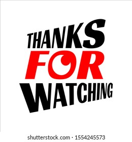 Thanks For Watching Images Stock Photos Vectors Shutterstock