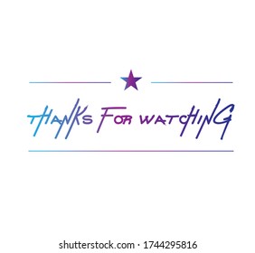 thanks for watching vector illustration. svg