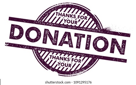 Thanks for your Donation Stamp