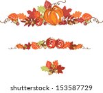 Thanksgiving autumn background vector illustration