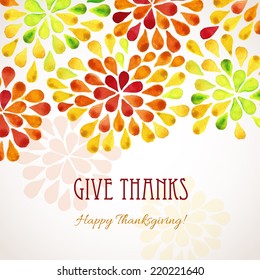 Thanksgiving background design