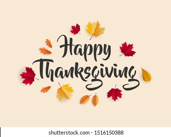 thanksgiving background design. vector illustration.