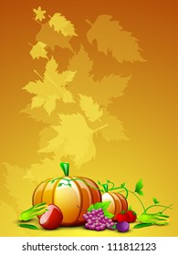 Thanksgiving background. EPS 10.