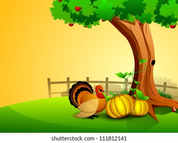 Thanksgiving background. EPS 10.