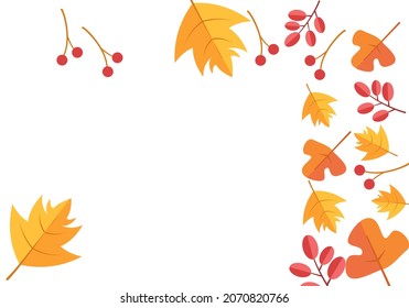 Thanksgiving background template with copy space