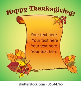 Thanksgiving banner