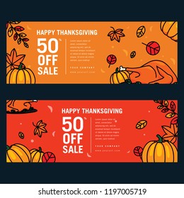 Thanksgiving Banner Sale