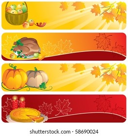 Thanksgiving banners