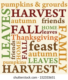 thanksgiving card design. vector illustration