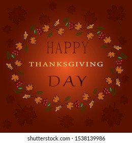 thanksgiving card giving, grateful illustration vector EPS 10