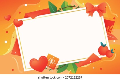 Thanksgiving card love illustration birthday card holiday gift Poster