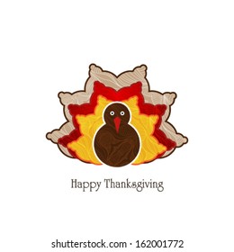  Thanksgiving card in vector format. 