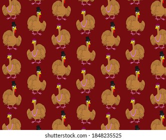 Thanksgiving or christmas turkey pattern 