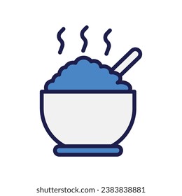 Thanksgiving color line icon stock illustration 