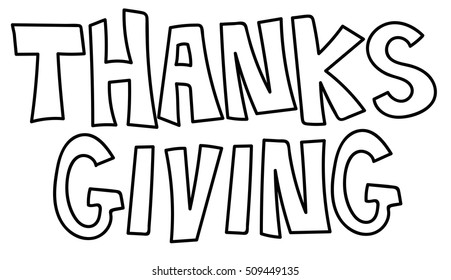 Thanksgiving Coloring Page