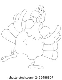 thanksgiving coloring page for kids and adults