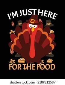 Thanksgiving Custom Vector T-shirt Design