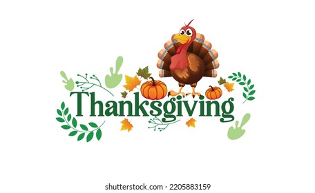 Thanksgiving day banner. Festive background with realistic pumpkins,