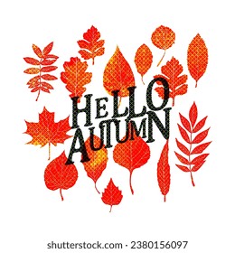 Thanksgiving day banner. Festive background with realistic 3d orange pumpkins, fall foliage. Horizontal holiday poster, header for website. Flat top view. Vector illustration