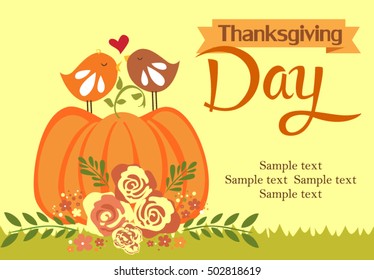 Thanksgiving day card